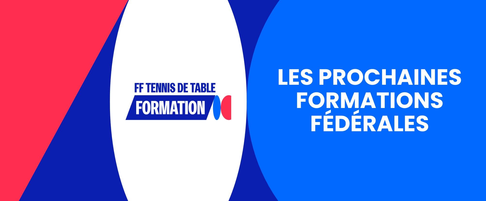 Les prochaines formations fédérales de novembre