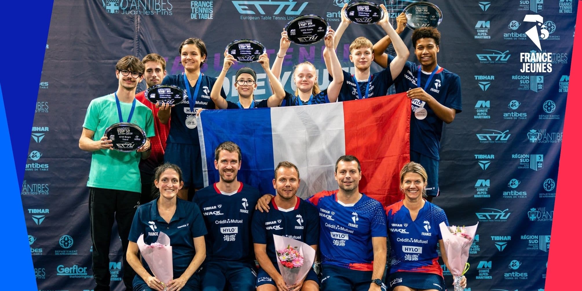 Six médailles pour les Bleuets au Top 10 Européen jeunes !