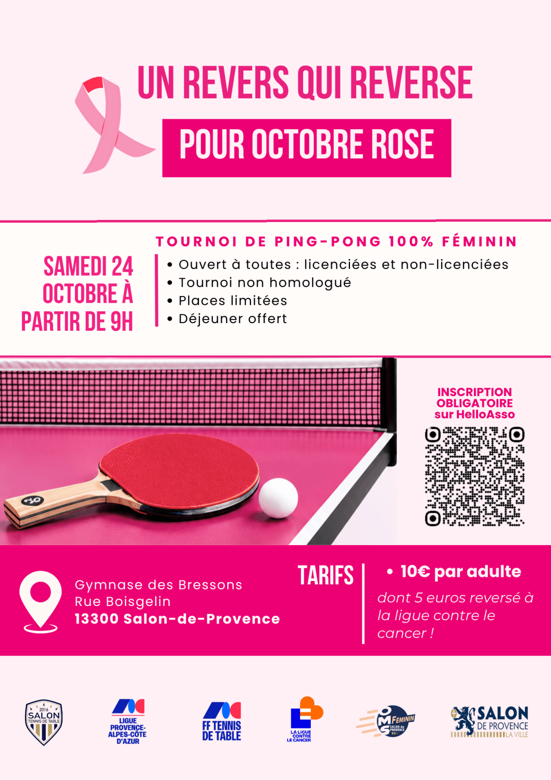 UN REVERS QUI REVERSE pour Octobre Rose !