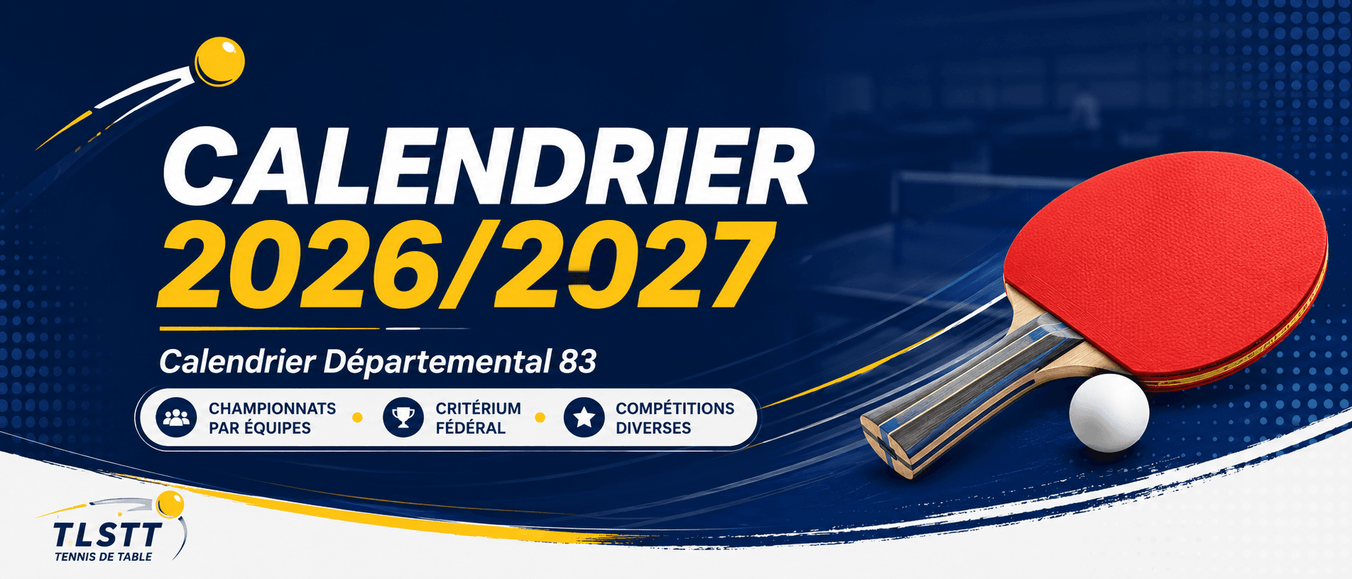 Calendrier 2026-2027